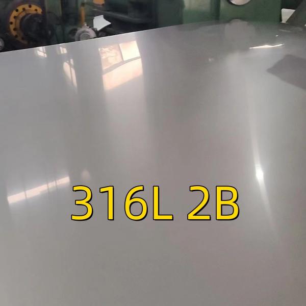 Astm A240 2b Complete With Mtc And Pmi Certificate Ss316l 0.5*1220*2440