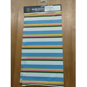 Knit Tightly And Breathable And Elastic Striped Material Fabric For T-Shirt