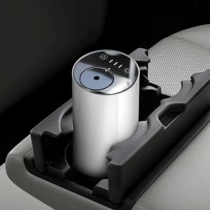 China HOMEFISH Portable Waterless Nebulizer Car Aroma Diffuser With Smart Touch Screen on sale