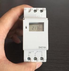 Cheap High quality DHC15 Weekly Programmable Digital Electronic Timer AHC15T 50Hz 24 Hour Digital Time Switch Din Rail Timer Switch for sale