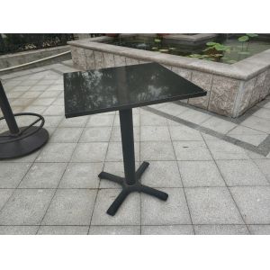 China Bistro Table base Cast Iron Table leg Water proof Outdoor Furniture Bar Table on sale