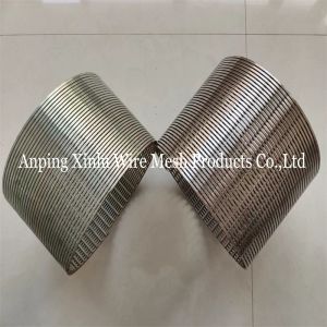 FOTI Flow type Wedge / V Wire wrapped johsnon screen pipe with 6 8 10 Diameter