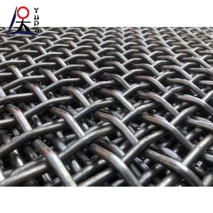65mn Steel Wire Crimped Weave Wire Mesh Vibrating Screen Mesh Heavy Duty Hooked