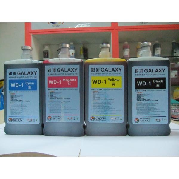 Dye Eco Solvent Water Based Inks Eco Friendly Galaxy WD1 High UV Resistance
