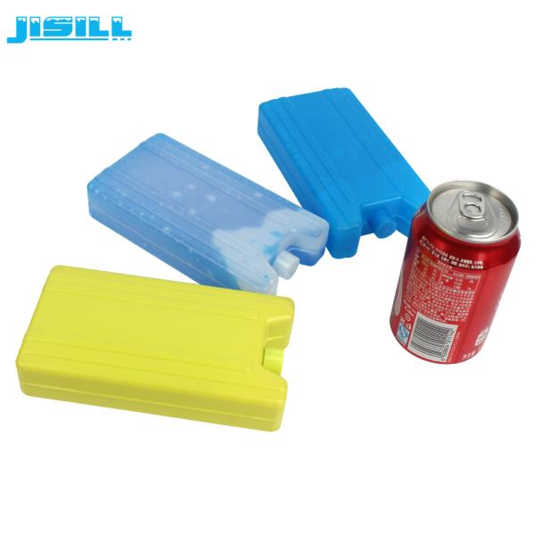 Wholesale Food grade 400ml hard plastic blue ice gel ice box cooler for frozen food