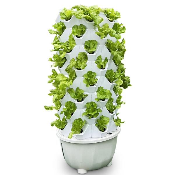Quality 65L 6 8 10 Layer Aeroponic Tower Garden Vertical Hydroponic Growing System wholesale