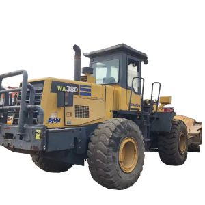 Yellow Second Hand Loader WA380 Load 6 Ton Used Komatsu Loader
