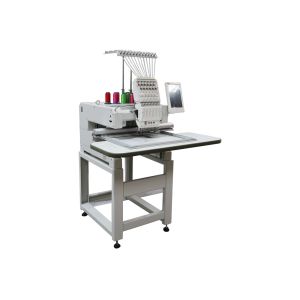 12 Neddles Commercial Computerized Embroidery Machine Single Head Flexible