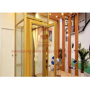 Vvvf Machine Room Passenger Lift 1000kg With LED Automatic Lighting