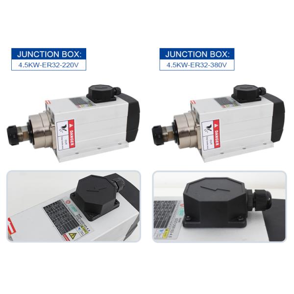 GDZ120*103-4.5kw CNC Spindle 4.5kw Air Cooled Spindle ER32 300HZ with Low Maintenance