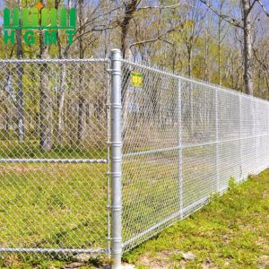 Galvanized Diamond Wire Mesh Fence Welded Wire Mesh Chain Link Fence For Farm