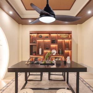 Modern 36In Smart Ceiling Fan Low Noise With Remote Control