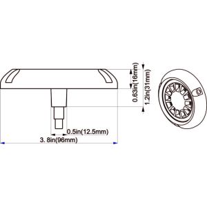 9-32V Dual Color Underwater Boat Lights