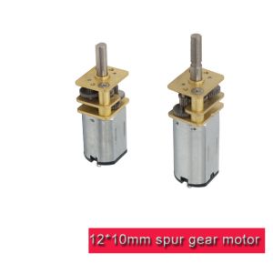 Low Noise 12mm DC Spur Gear Motor 3v 6v 12v Micro DC Gear Motor For Smart Lock