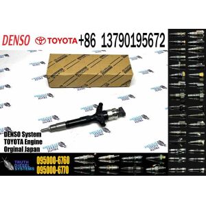 China High Quality New diesel Fuel Injector 23670-30140 095000-6760 095000-6761 for Toyota on sale