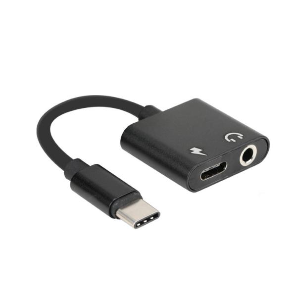 Quality USB-C Headphone Jack Adapter Analog Signal Type C To 3.5mm Tinned Copper Wire wholesale