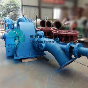 China 100kw To 700 Kw Turgo Type Deriaz Turbine Generator With Governor on sale