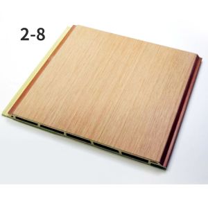 Recycled WPC Wood Cladding Composite Slatted Cladding Board Various Colors