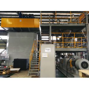 PP + GF Twin Screw Extruder Machine Direct Molding For Thermoplastics