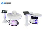Slide Virtual Reality Game Machine 3 Dof Electric System With Helmets Coins