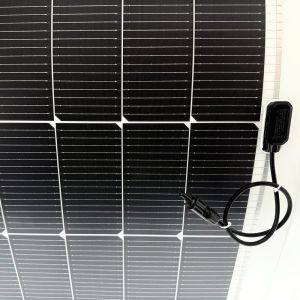 580W Flexible Fold Black Soft 18 Cell Solar Hybrid Inverter BIPV Module