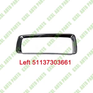 China For Rolls Royce 2nd Generation Front Bumper Left LED Headlight Frame Cover Chrome Trim Phantom Body OEM 51137303661 on sale