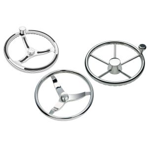 3/4 Tapered Shaft Sailboat Steering Wheel Highly Polished Marine Yacht Accessories