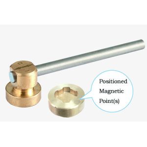 1205 Mechanical & Magnetic Lockable Water Meter Valve Ball Type DN20 DN25 DN32 w