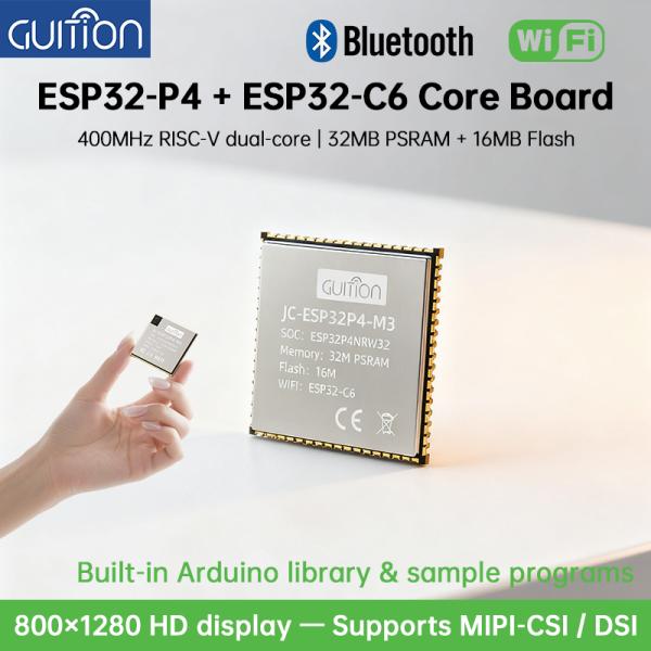 JC-ESP32P4-M3-C6 ESP32P4+ESP32-C6 Core Board ESP32P4 Minimum System Board ESP32