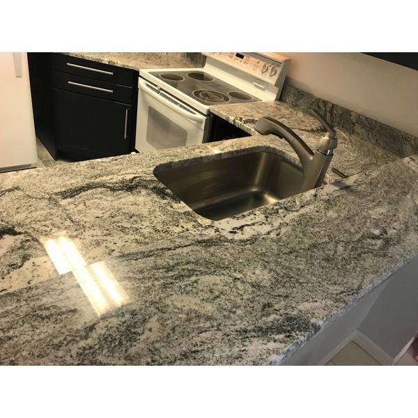 Quality Thickness 12mm Polished Book Match Solid Stone Countertops wholesale