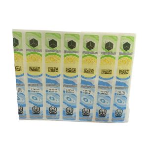 China Multiple Extrusion Anti Counterfeit Sticker with Customizable Specifications and Special Paper for Secure Brand Protection on sale