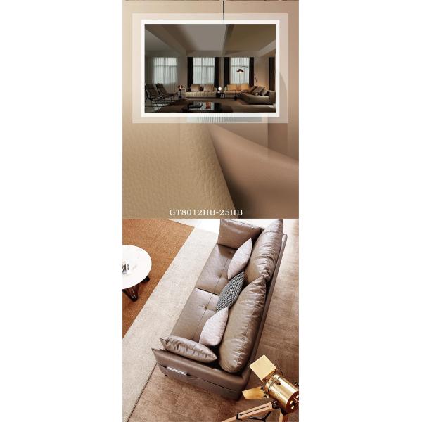 Litchi Leathaire Leather Fabric For Sofa Waterproof Anti Fouling