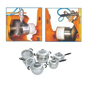 Multi Head Cookware Polishing Machine For Stainless Steel Basin Buffing