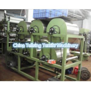 Cheap top quality 6 cylinders finishing and starching machine for woven ribbon, elastic webbing,belt China factory Tellsing for sale