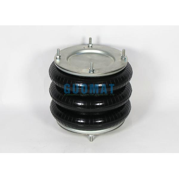 Complete Convoluted Air Bellow 12X3 Dunlop Three Layers Flange Helper Springs Pneumatics For Machinery