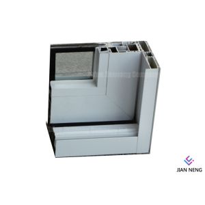 Powder Spray Coated Aluminum Door Profile Customized Sections Multicolor Options