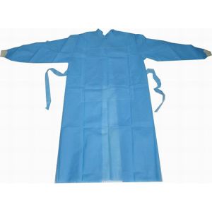 Breathable PP Non Woven XL Disposable Surgical Gown for Medical Workers