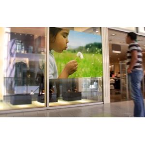 Transmittance Advertising Rear Projection Film 100um For Daylight Display