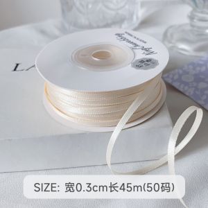 3mm Polyester Satin Ribbon Double Face High Density Satin Finish Poly Ribbon