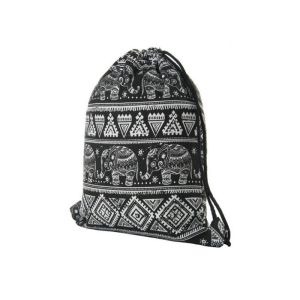 Practical Canvas Drawstring Bags Hiking / Traveling / Shopping Use