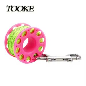 30M Colorful Diving Reel 30M Compact Diving Finger Spool For Underwater Scuba