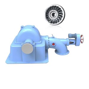 Stainless Steel Turgo Turbine Generator Vertical / Horizontal Installation 200kW