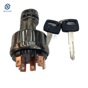 China Ignition Switch With Keys 08086-20000 For Komatsu Excavator  PC130-8 PC220-8 PC200-8 PC240-8 PC360-8 PC450-8 on sale