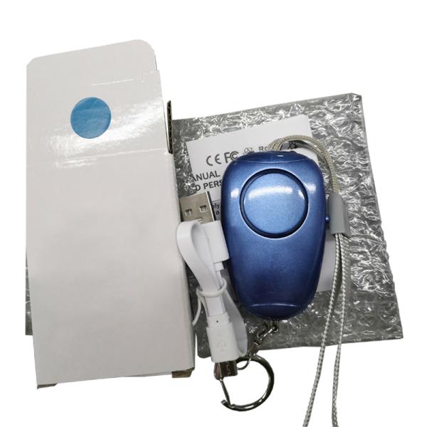 CE Women Self Defense ABS Safety Alarm Keychain With 130db Sound