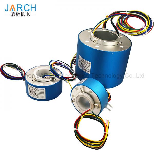 Quality Hollow Shaft Through Bore Slip Ring 500RPM For Robotic Equipment 1500mm OD wholesale