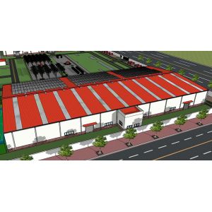 Prefabricated Steel Structure Industrial Building Warehouse for Factory