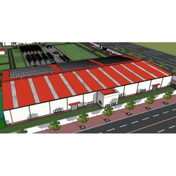 Prefabricated Steel Structure Industrial Building Warehouse for Factory