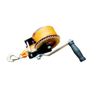 China Anti Corrosion 1500 Lb Marine Hand Winch Black Electrophoresis With A3 Steel on sale