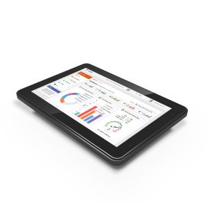 Fanless 10.1" 300cd/m Capacitive Touch Lcd Monitor 1280x800