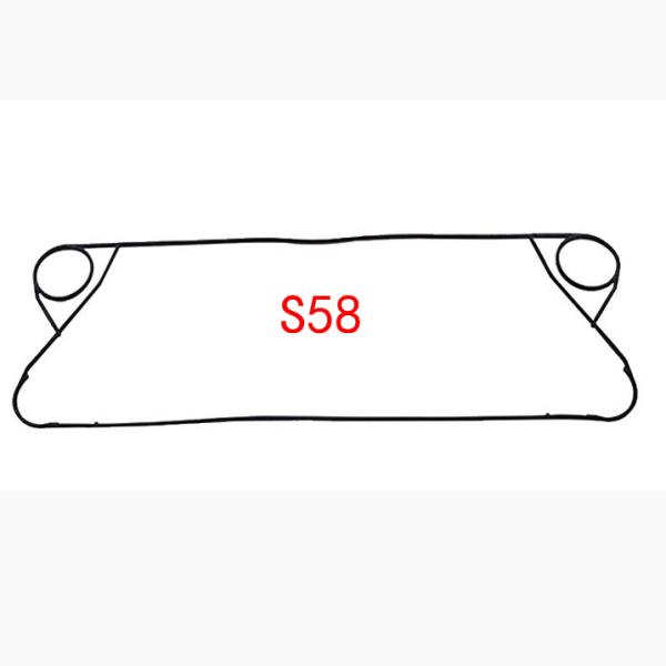 Selling Well Sondex Plate heat exchanger Gasket S81/S65/S58 PHE Spare Parts for Overseas Markets
